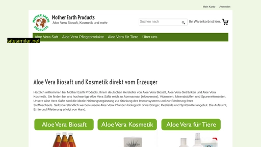 mother-earth-products.de alternative sites