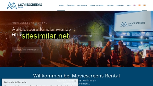 Moviescreens-rental similar sites