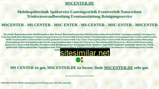 mscenter.de alternative sites