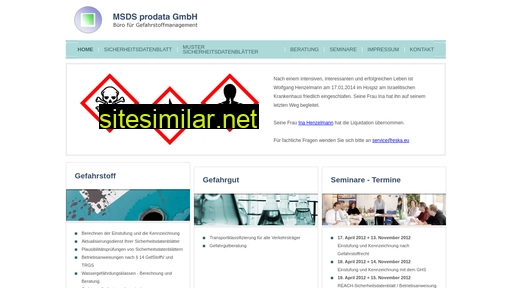 msds.de alternative sites