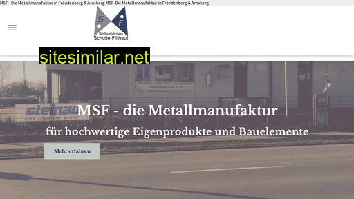msf-metallbau.de alternative sites