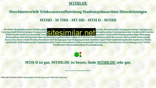 mthd.de alternative sites