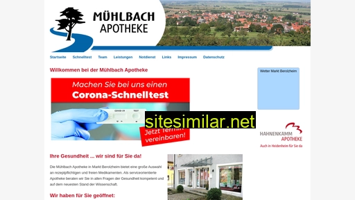 muehlbach-apotheke.de alternative sites