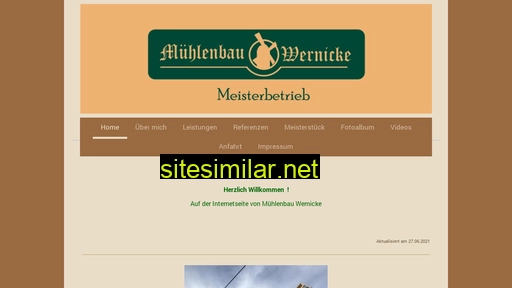 muehlenbau-wernicke.de alternative sites