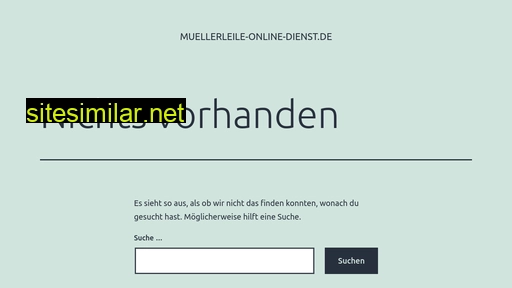 Muellerleile-online-dienst similar sites