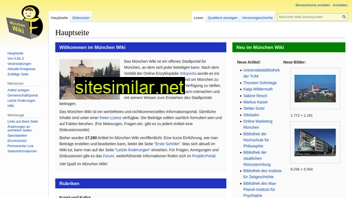 Muenchenwiki similar sites