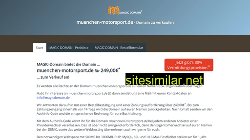 muenchen-motorsport.de alternative sites