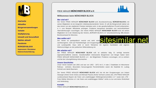muenchner-block.de alternative sites