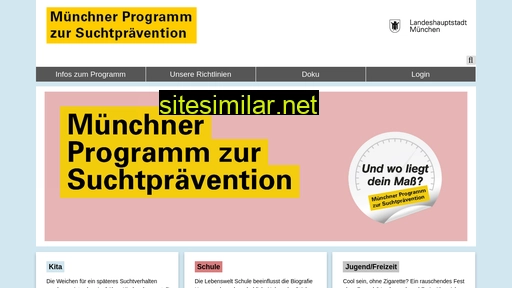 muenchner-suchtpraevention.de alternative sites
