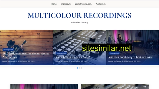Multicolor-recordings similar sites