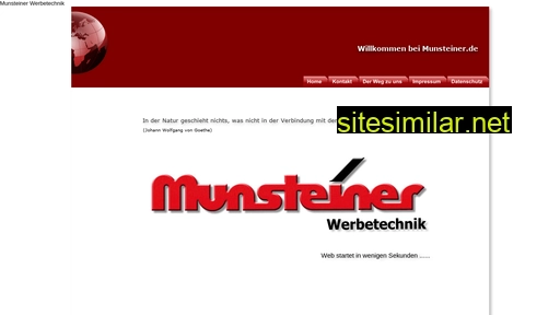 munsteiner.de alternative sites