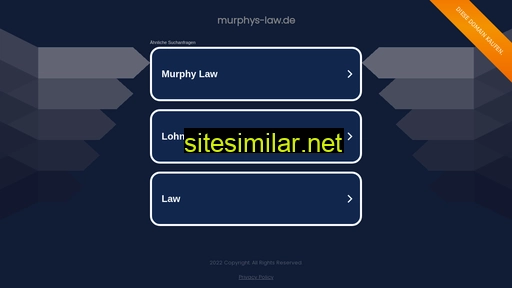 murphys-law.de alternative sites