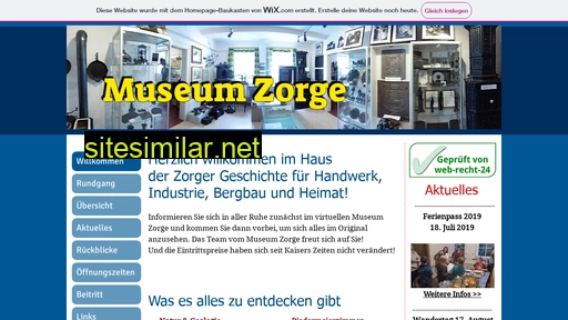 museum-zorge.de alternative sites