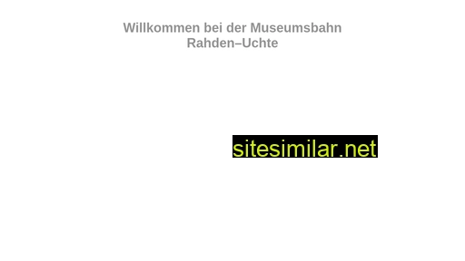 museumsbahn-rahden.de alternative sites