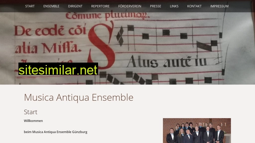 Musica-antiqua-ensemble similar sites