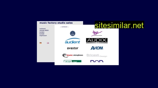 music-factory-studio-sales.de alternative sites