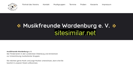 Musikfreunde-wardenburg similar sites