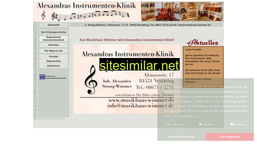 musikhaus-wimmer.de alternative sites
