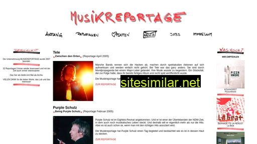 musikreportage.de alternative sites