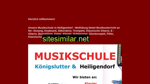 musikschule-heiligendorf-wolfsburg.de alternative sites