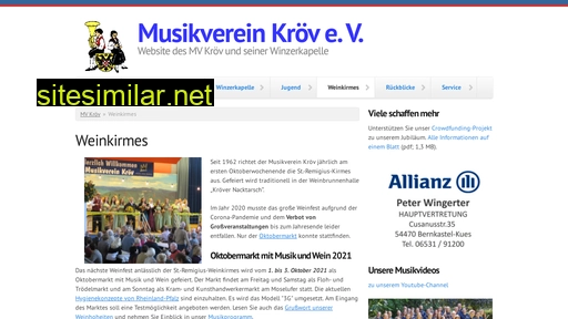 musikverein-kroev.de alternative sites