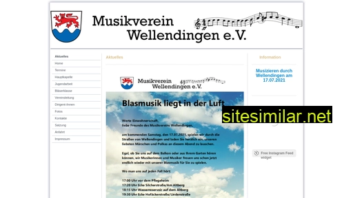 Musikverein-wellendingen similar sites