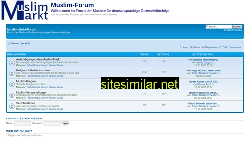 muslim-markt-forum.de alternative sites