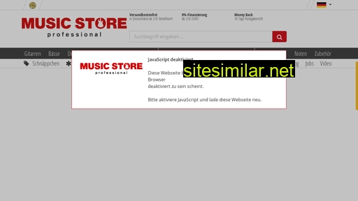 musicstore.de alternative sites