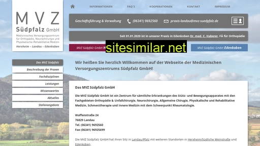 mvz-suedpfalz.de alternative sites