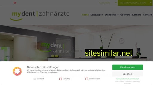 mydent-zahnaerzte.de alternative sites