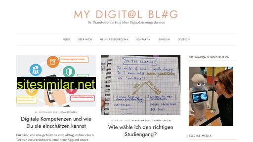 mydigitalblog.de alternative sites
