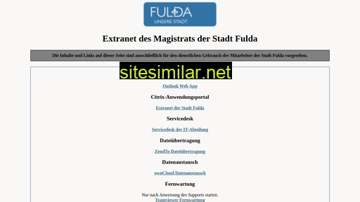 my.fulda.de alternative sites