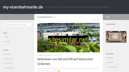 my-eisenbahnseite.de alternative sites