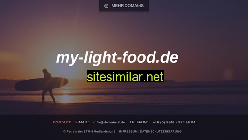 my-light-food.de alternative sites