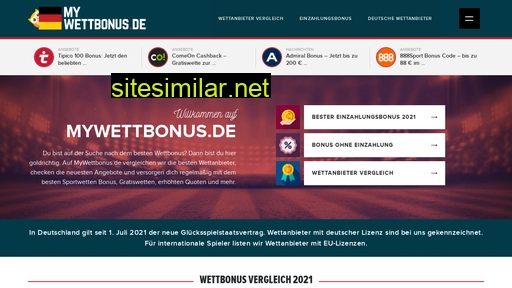 mywettbonus.de alternative sites