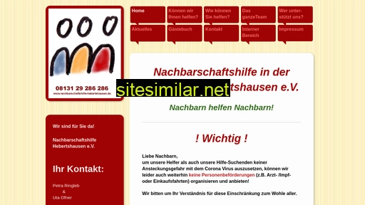 nachbarschaftshilfe-hebertshausen.de alternative sites