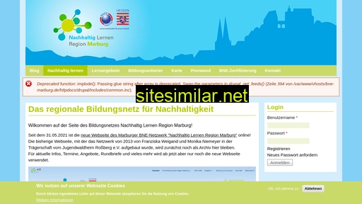 nachhaltig-lernen-regionmarburg.de alternative sites