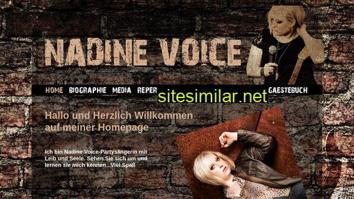 Nadine-voice similar sites