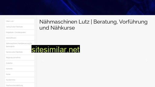 Naehmaschinen-lutz similar sites