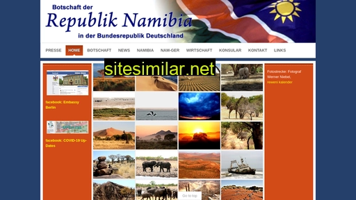 namibia-botschaft.de alternative sites