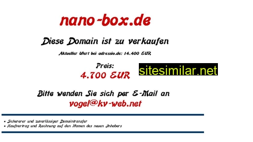 nano-box.de alternative sites