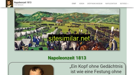 napoleonzeit1813.de alternative sites