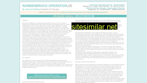 Narbenbruch-operation similar sites