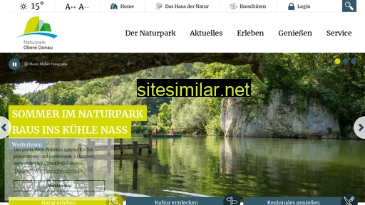 naturpark-obere-donau.de alternative sites