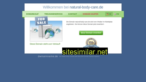 Natural-body-care similar sites