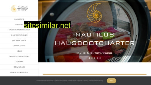 nautilus-hausbootcharter.de alternative sites