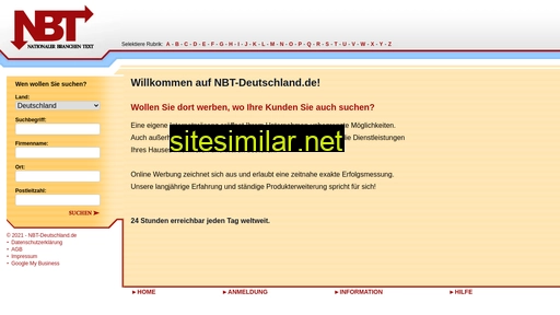 nbt-deutschland.de alternative sites