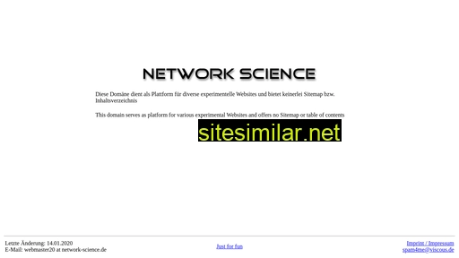 Network-science similar sites