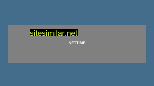 nettime.de alternative sites
