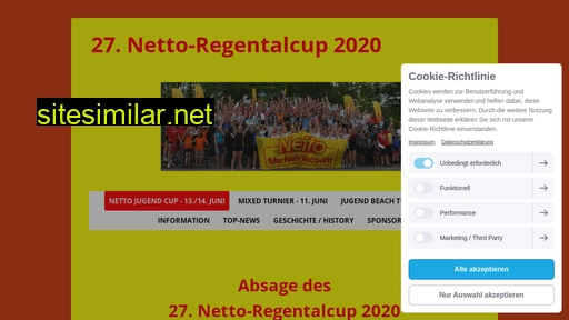 netto-regentalcup.de alternative sites